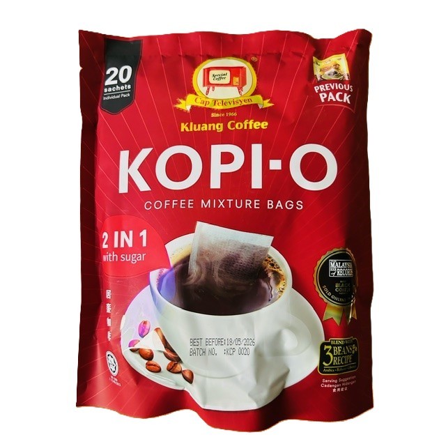 Kluang Kopi O 2-in-1 Coffee Bags – Kluang kopi O coffee bags